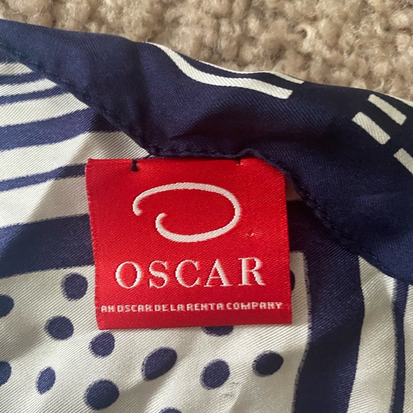 Vintage Oscar de la Renta Silk Scarf - Picture 3 of 4